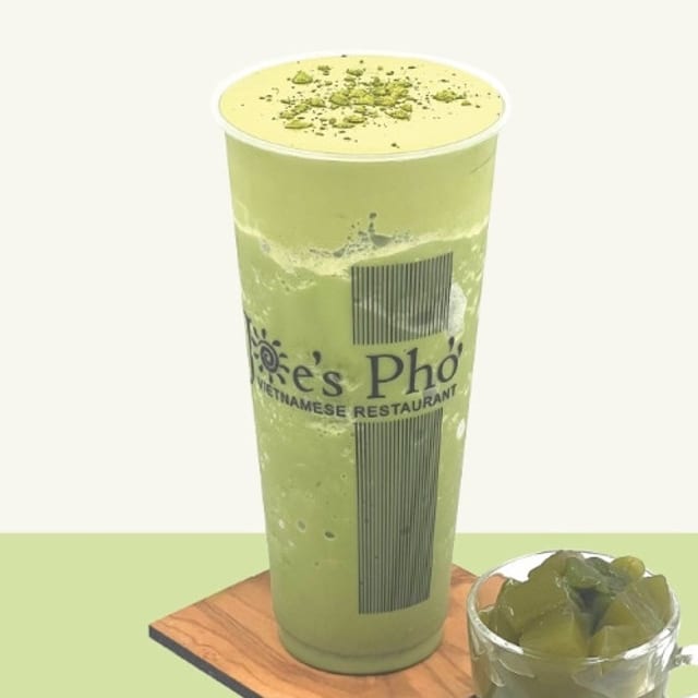 MATCHA LATTE.