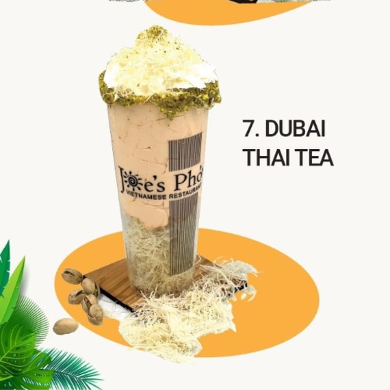 Savor our thai tea