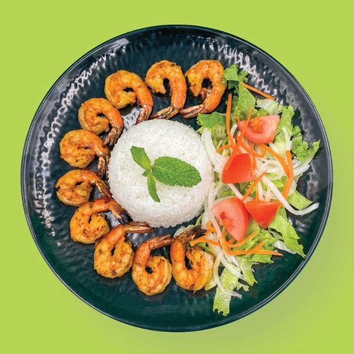 C7 GRILLED SHRIMPS / Cơm Tôm Nướng.