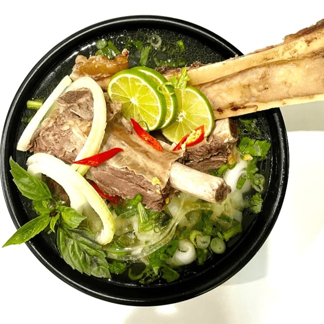 P8 BONE MARROW & SHORT RIB PHỞ / Phở Sườn Và Tuỷ Bò.